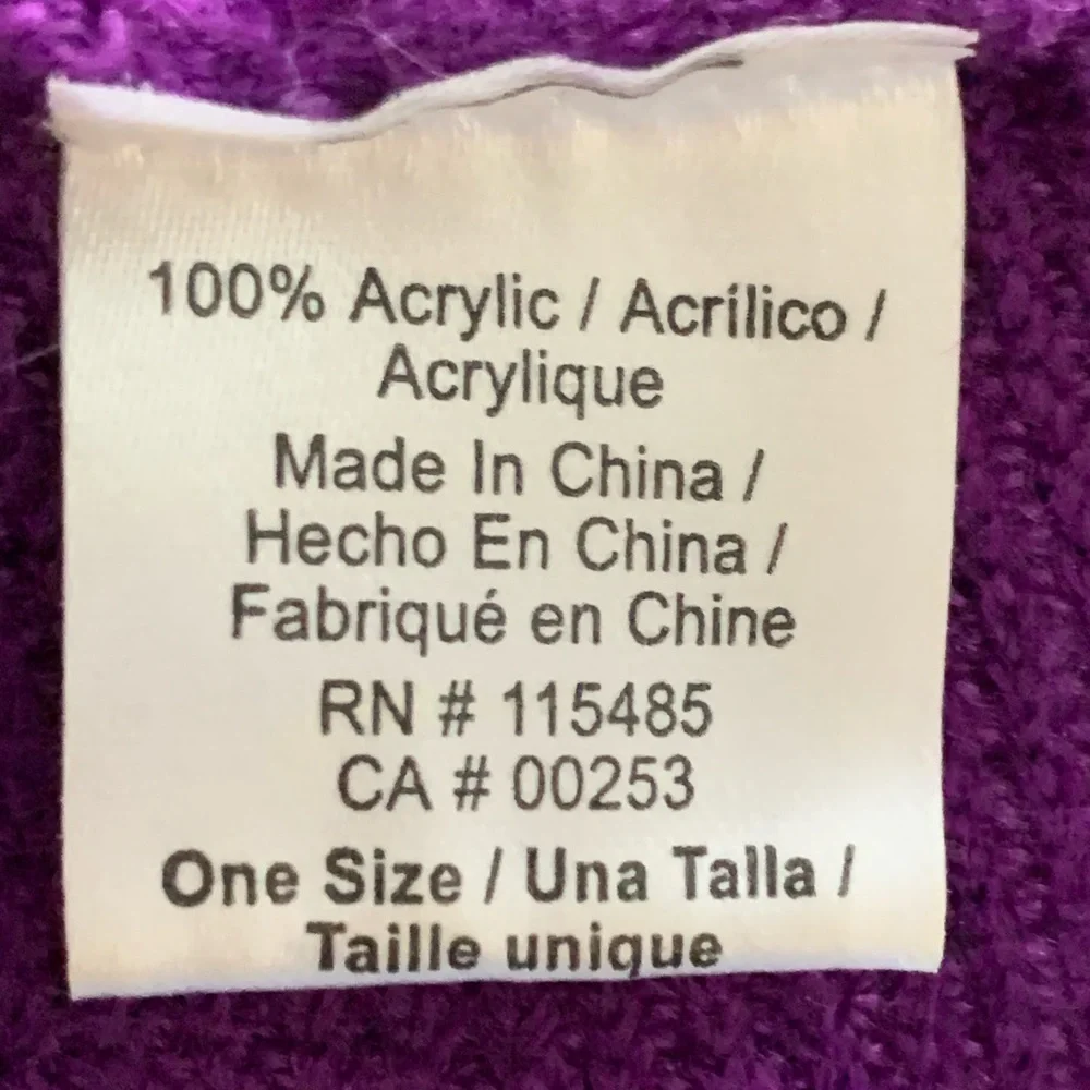 Women’s Purple Infinity Scarf
